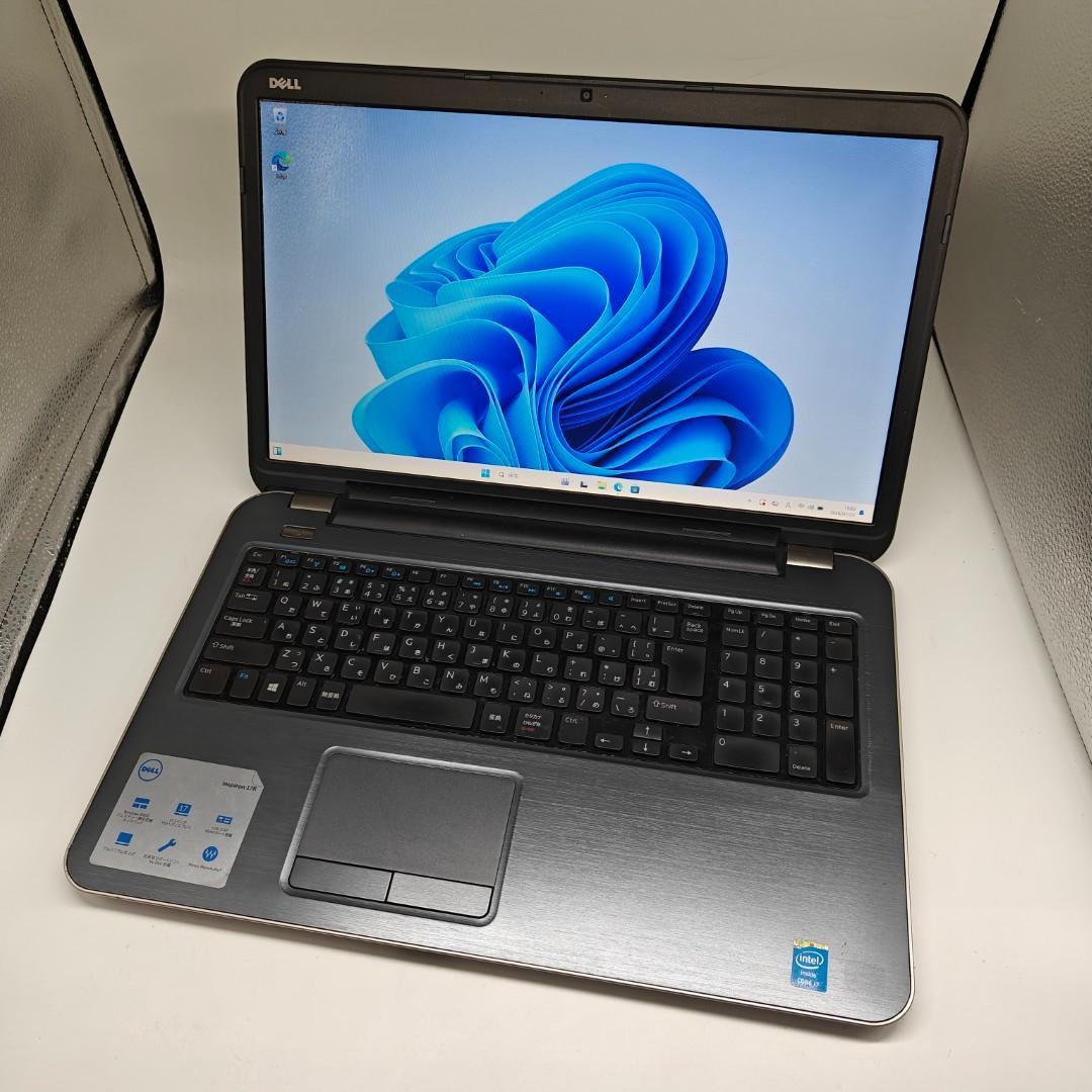【DELL】高性能i7 SSD256GB 8GB 17.3インチ ノートPC