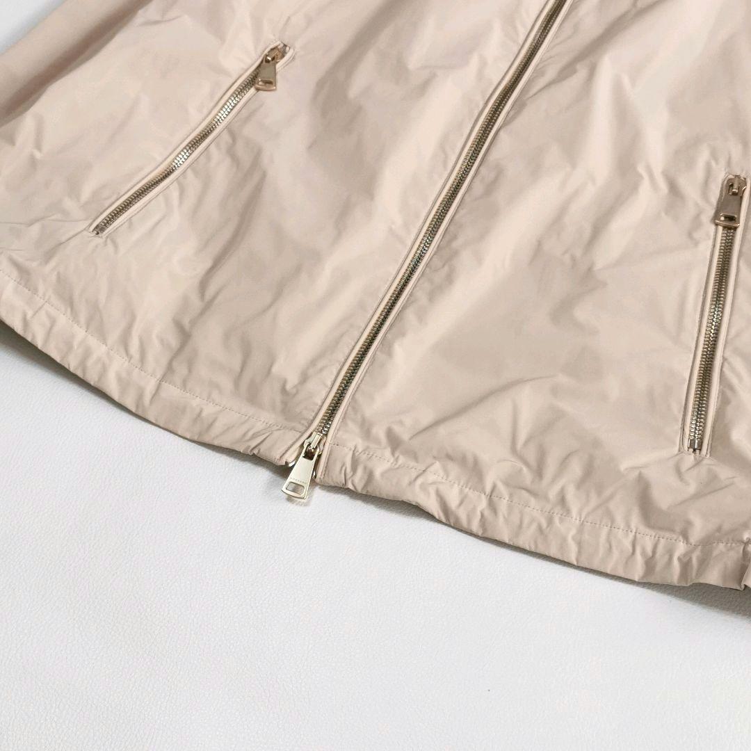 【美品✨】マックスマーラ ナイロンジャケット MAIELLA 蝶 L ベージュ