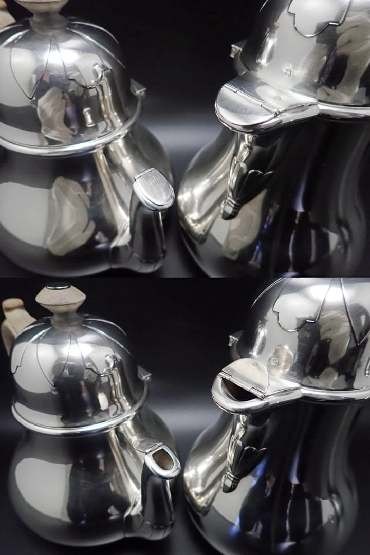 ピュイフォルカ シルバー950 ティーポット コーヒーポット アンティーク