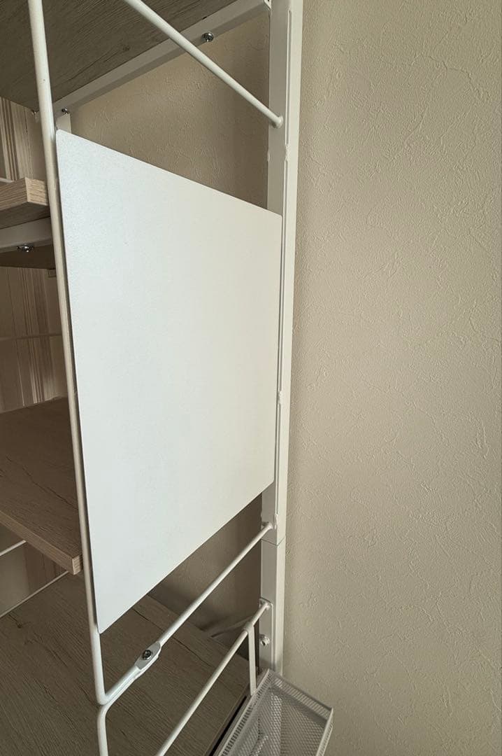 ニトリ　Nポルダ幅40センチ　追加パーツ付き　ホワイト　白