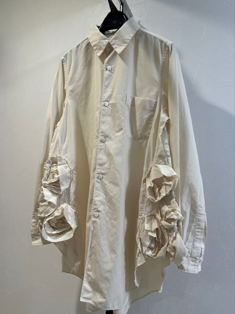 AD2023 コムコム　コムデギャルソン　バラ　シャツ　ブラウス