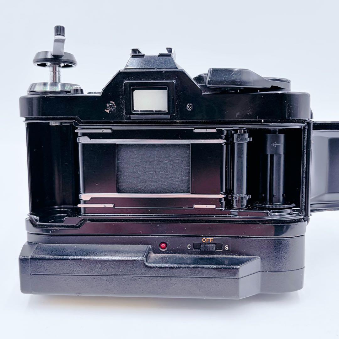 Canon AE-1 ブラックボディ POWER WINDER A2 レンズ付き