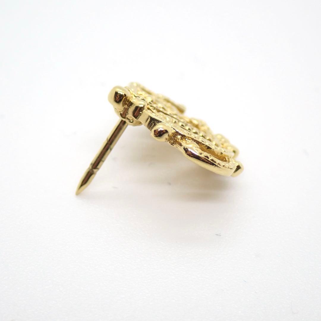 美品　クリスチャンディオール ピンバッジ　ロゴ　ゴールド