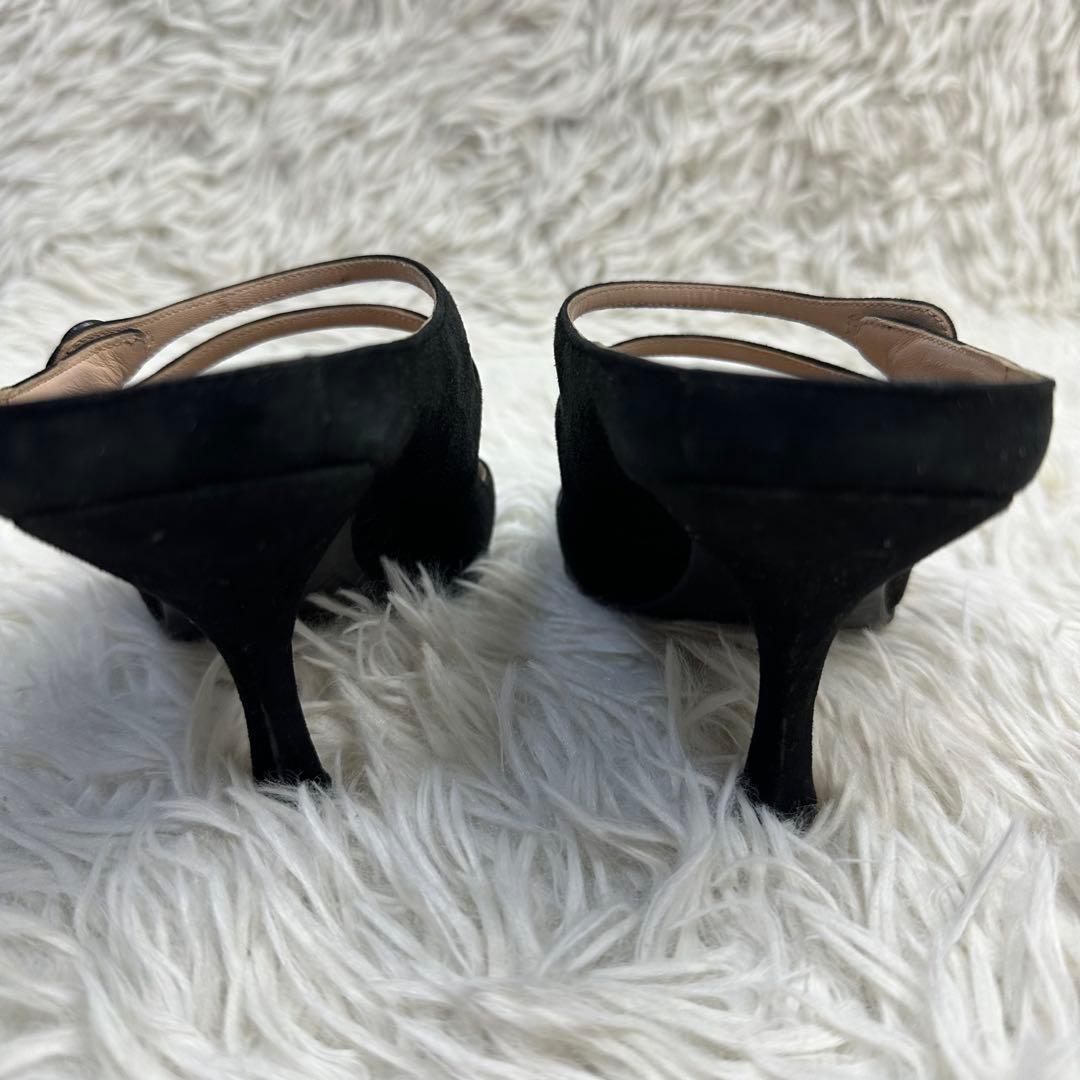 maako 様用CHANEL ブラック ストラップミュール サンダル 伊製