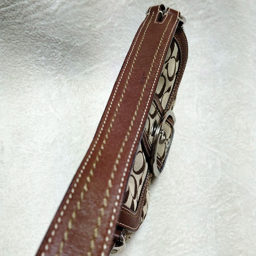 コーチ　ソーホー　ワンショルダーバッグ　シグネチャー　キャンバス　レザー　Y2K