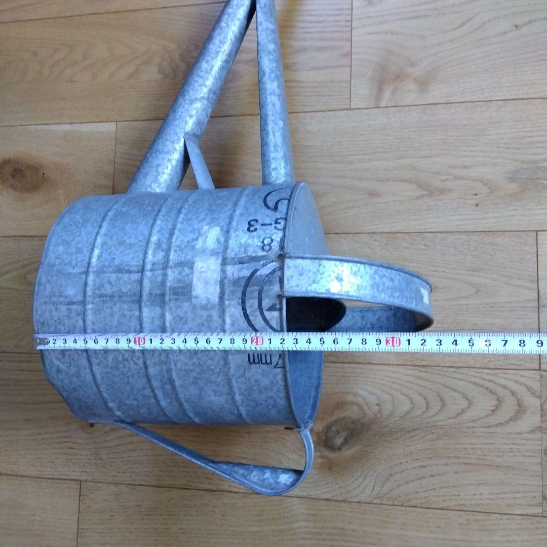 ジョウロ　ブリキ如雨露　アンティークじょうろ　ブリキジョーロ　花入れディスプレイ