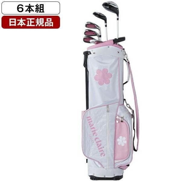 B品★マリクレールゴルフ★スターターセット(6本セット+キャディバッグ)WT