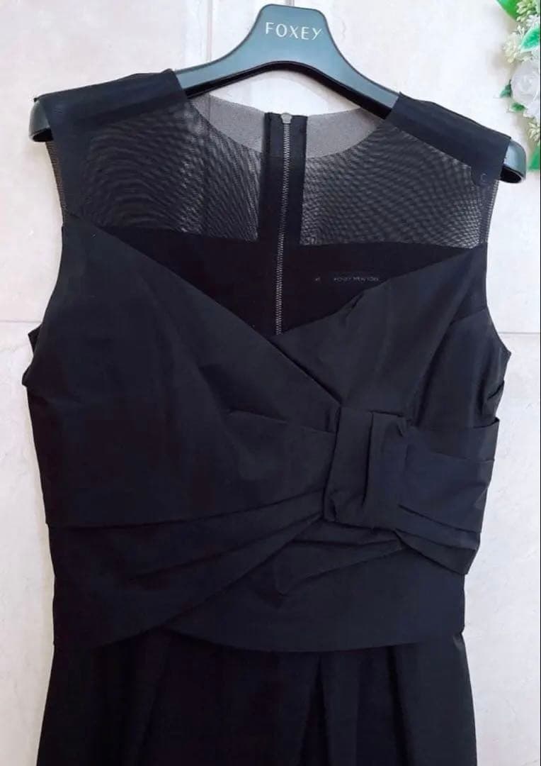 ⭐︎フォクシーニューヨーク ワンピース チュール リボン38⭐︎