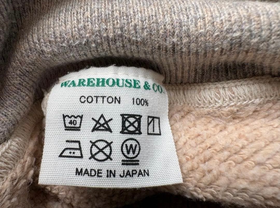 WAREHOUSE Lot 401 セットイン スリーブ 42 杢グレー