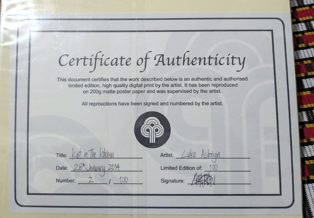 Luke Astorigin　ART POSTER 2/100　ポスター