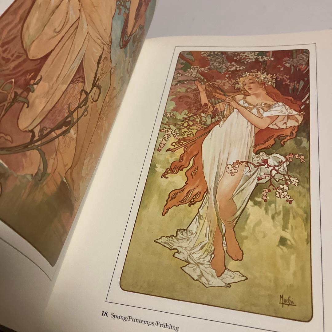 画集　アルフォンス・ミュシャ　ポスター&看板　洋書