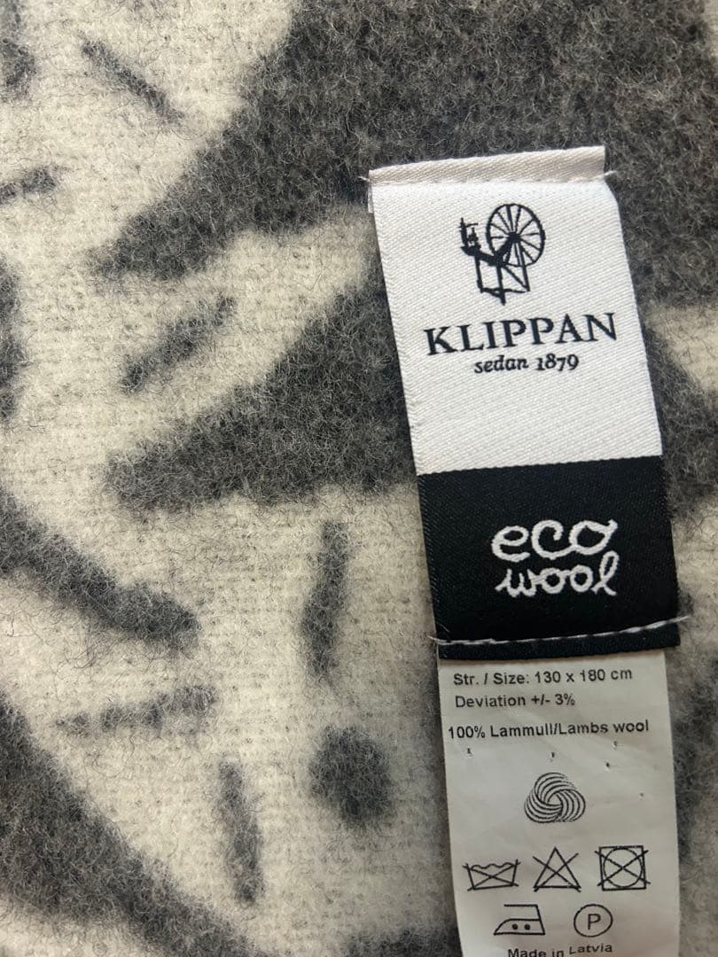 KLIPPAN ミナペルホネン ブランケット グレー