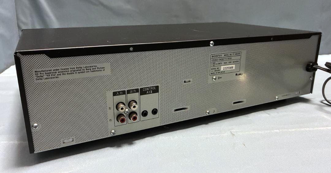 【動作OK！！】ダブルカセットデッキ　SONY　ソニー　TC-WE475