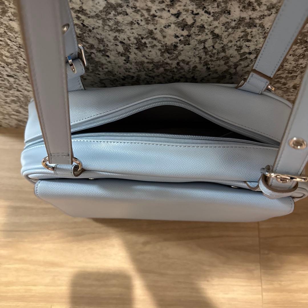 MARSLY フラップボストンバッグ (light Blue）　痛バッグ 水色