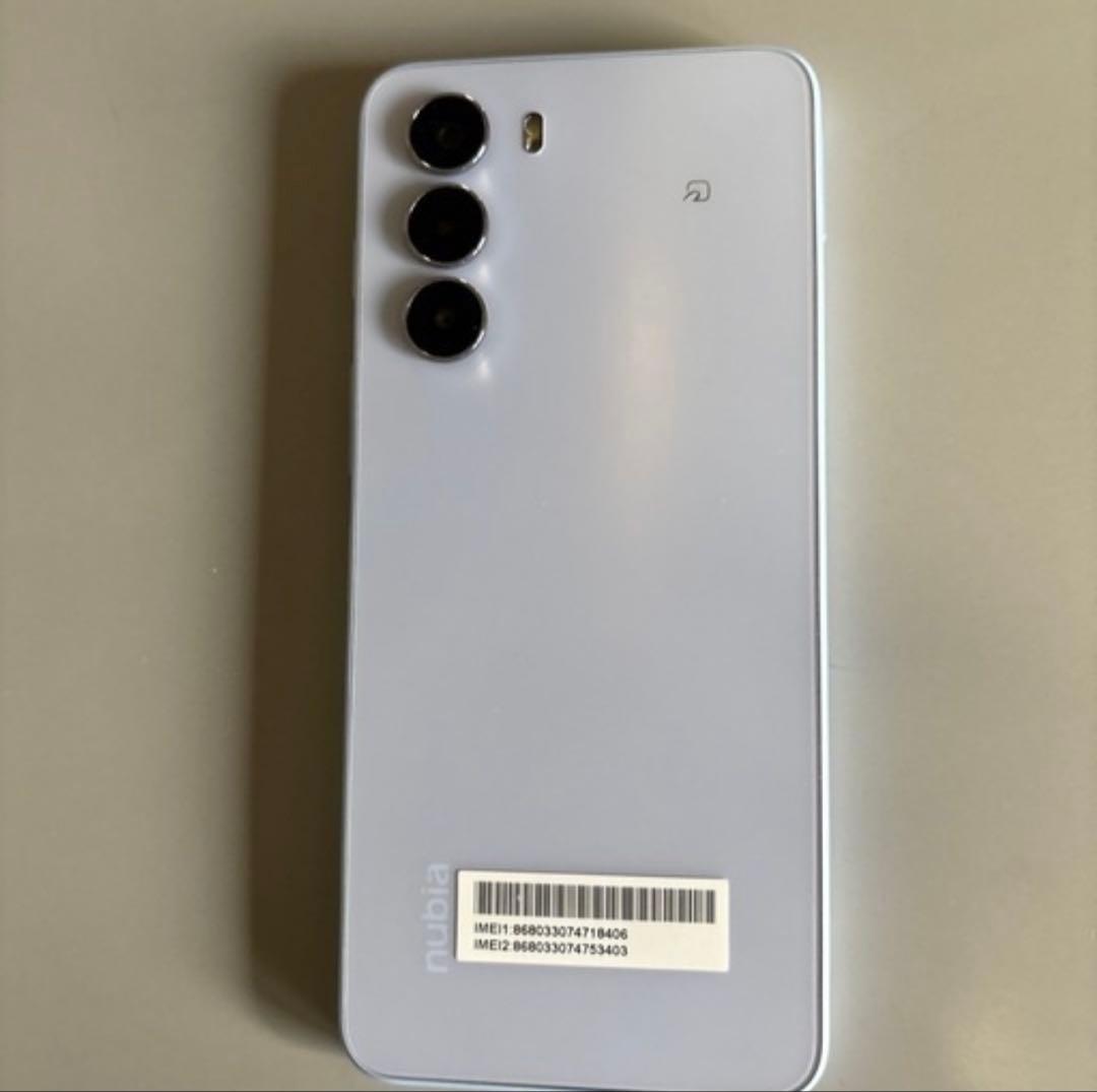 新品未使用SIMフリーnubia S 5G ストレージ128GBライトパープル