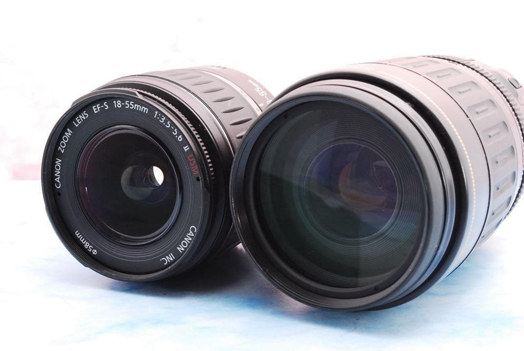 Canon Kiss X9i☆一眼レフカメラ☆Wレンズ☆スマホ転送☆バッグ付