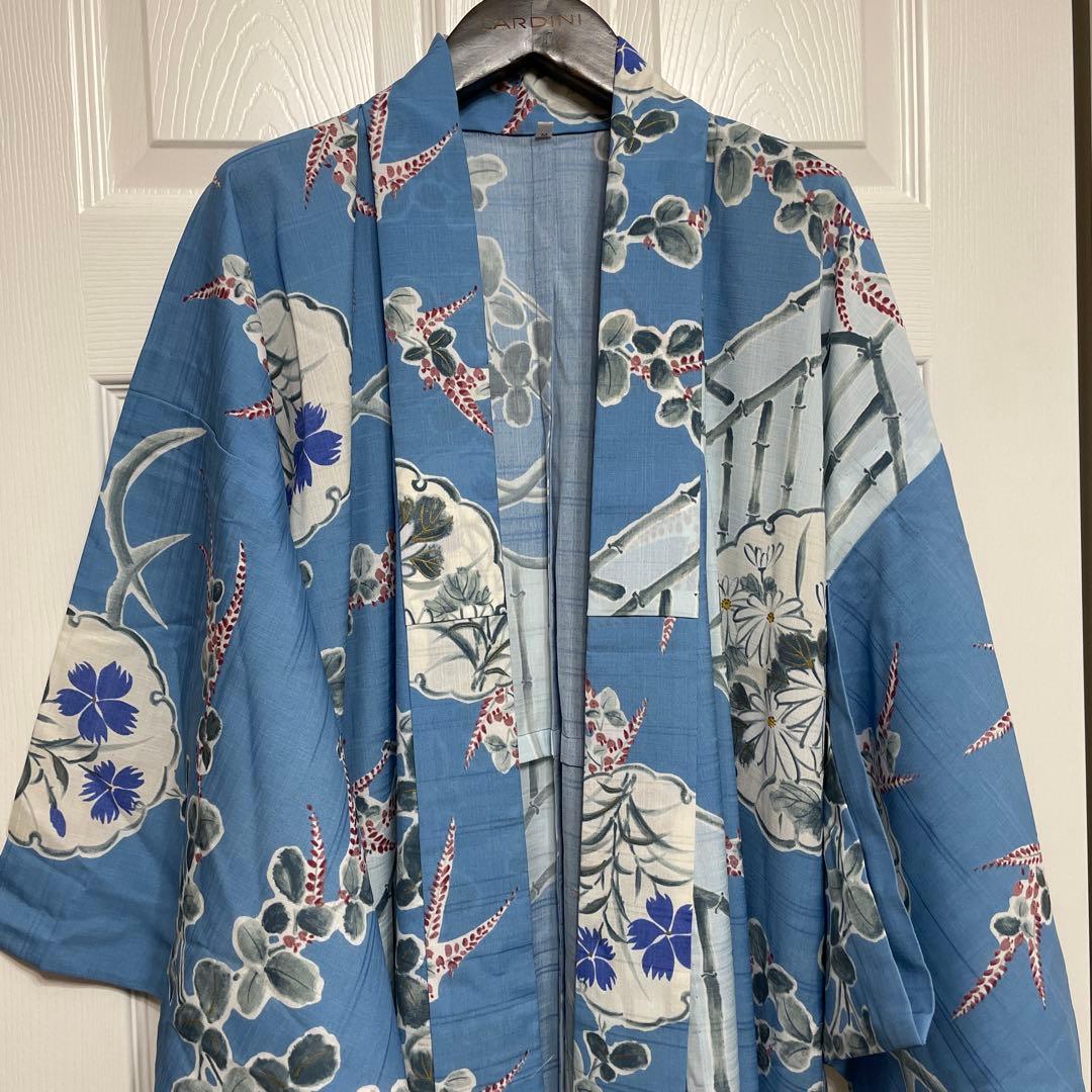 浴衣 さんび レディースMサイズ　クリーニング済み