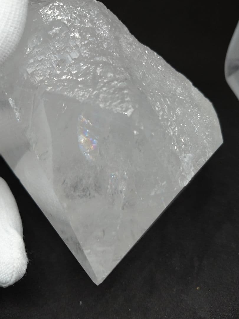 天然石■水晶■原石■ロッククリスタルクォーツ■カチ割■ラフ■専用台座付き