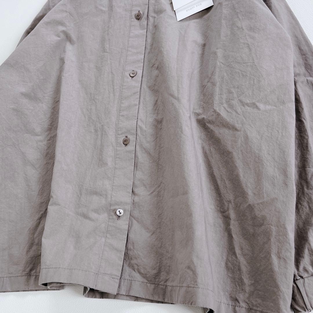 は*な様 未使用✨25ss evam eva エヴァムエヴァ コットンノーカラー