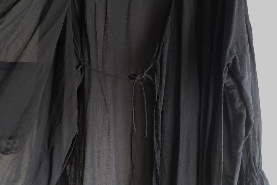 TOWAVASE トワヴァーズ コットンボイル レース付きカシュクール