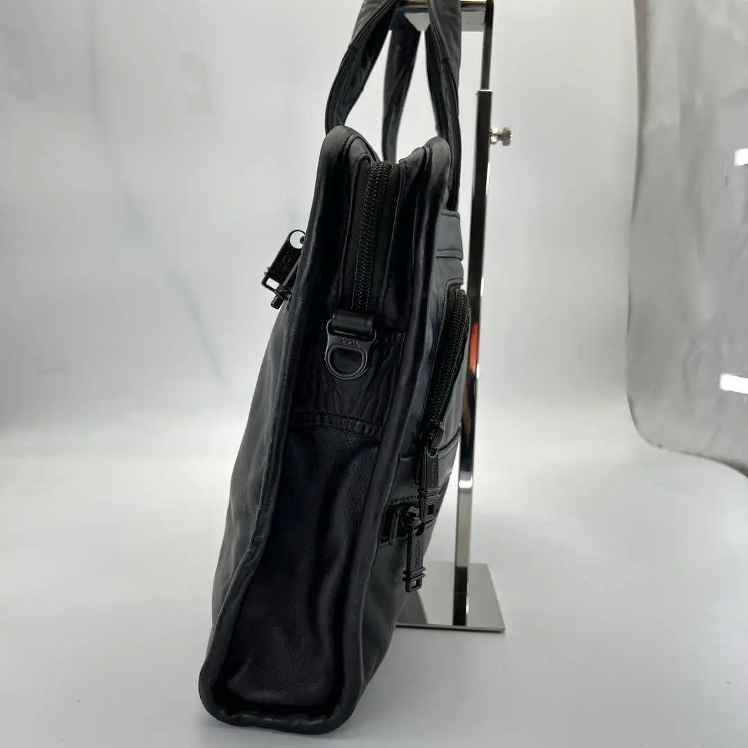 TUMI トゥミ レザー ビジネスバッグ 2WAY 茶　ショルダーストラップ新品
