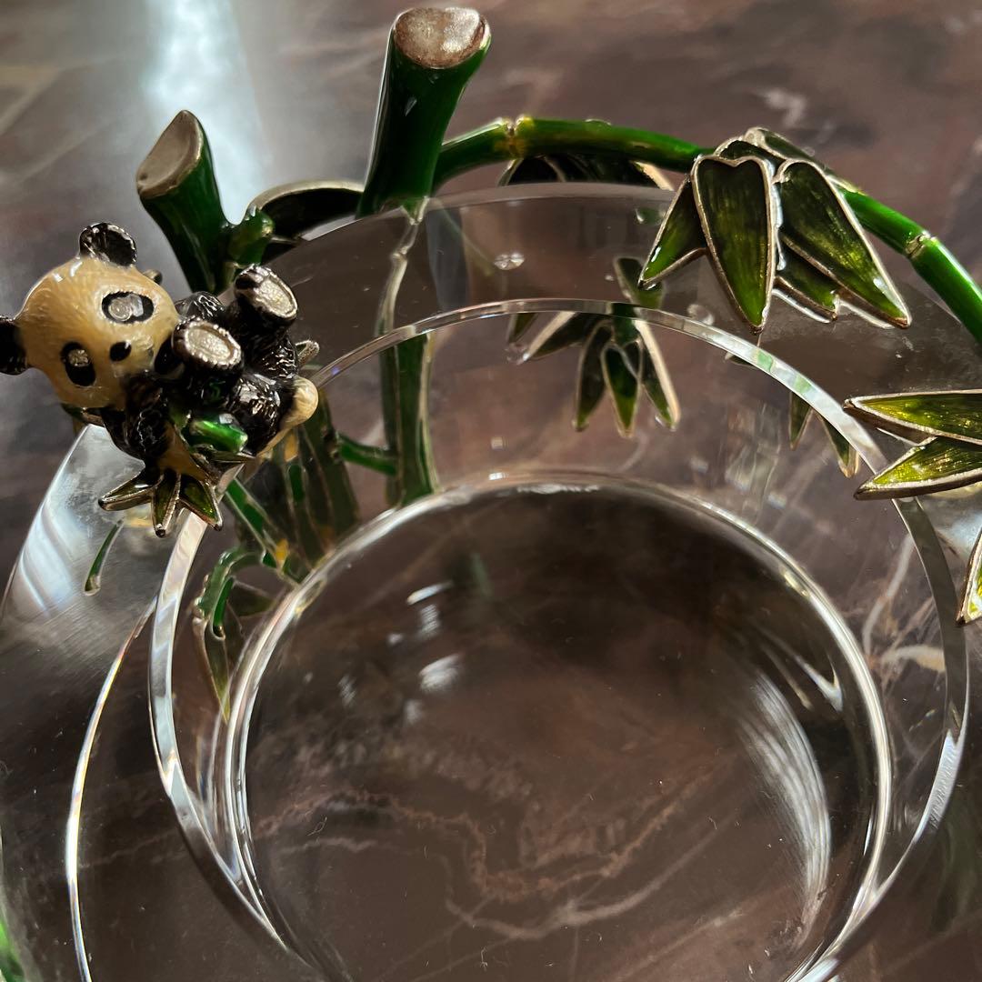 パンダの小物入れ、灰皿、置物