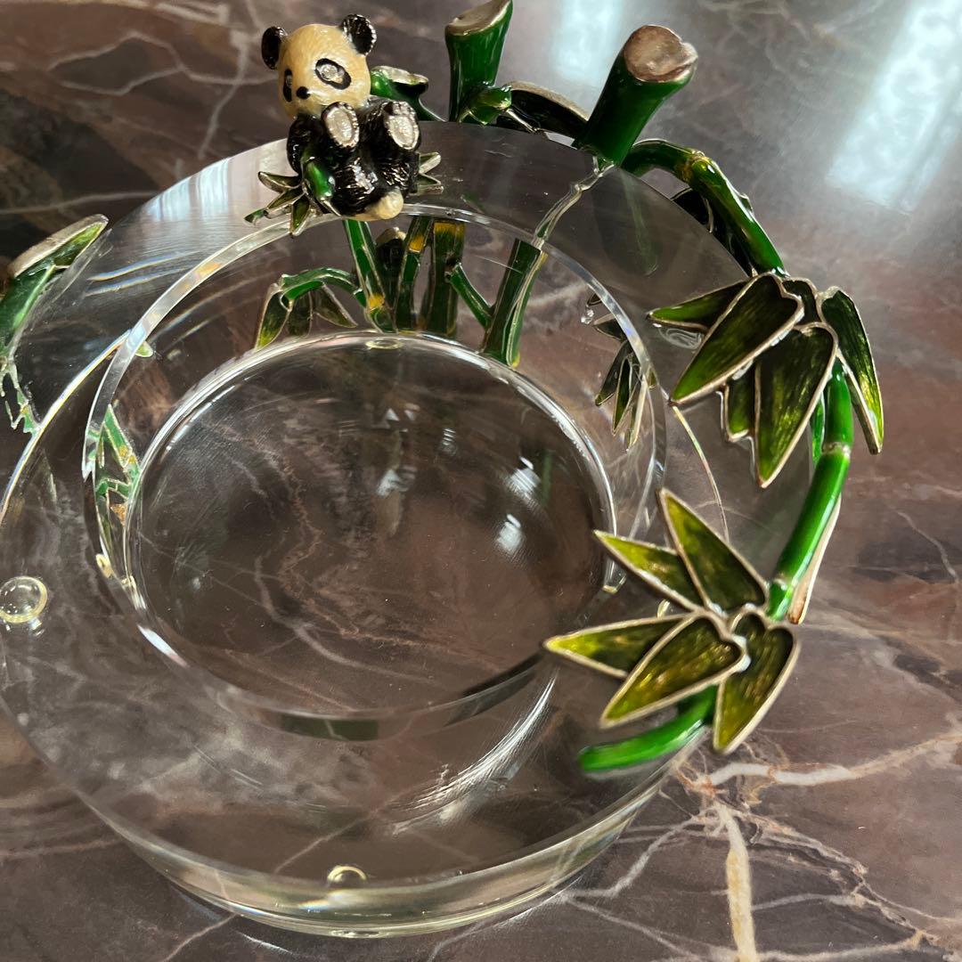 パンダの小物入れ、灰皿、置物