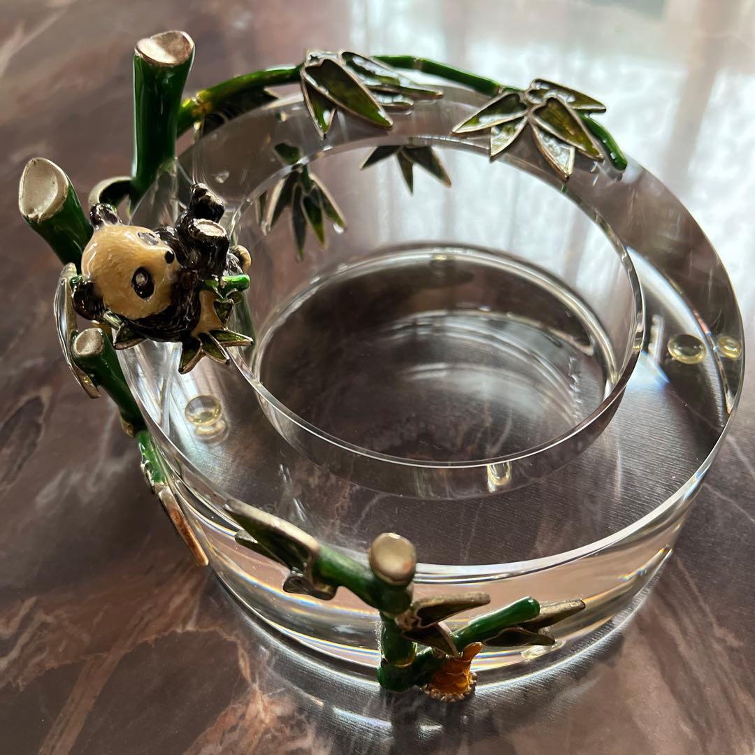 パンダの小物入れ、灰皿、置物