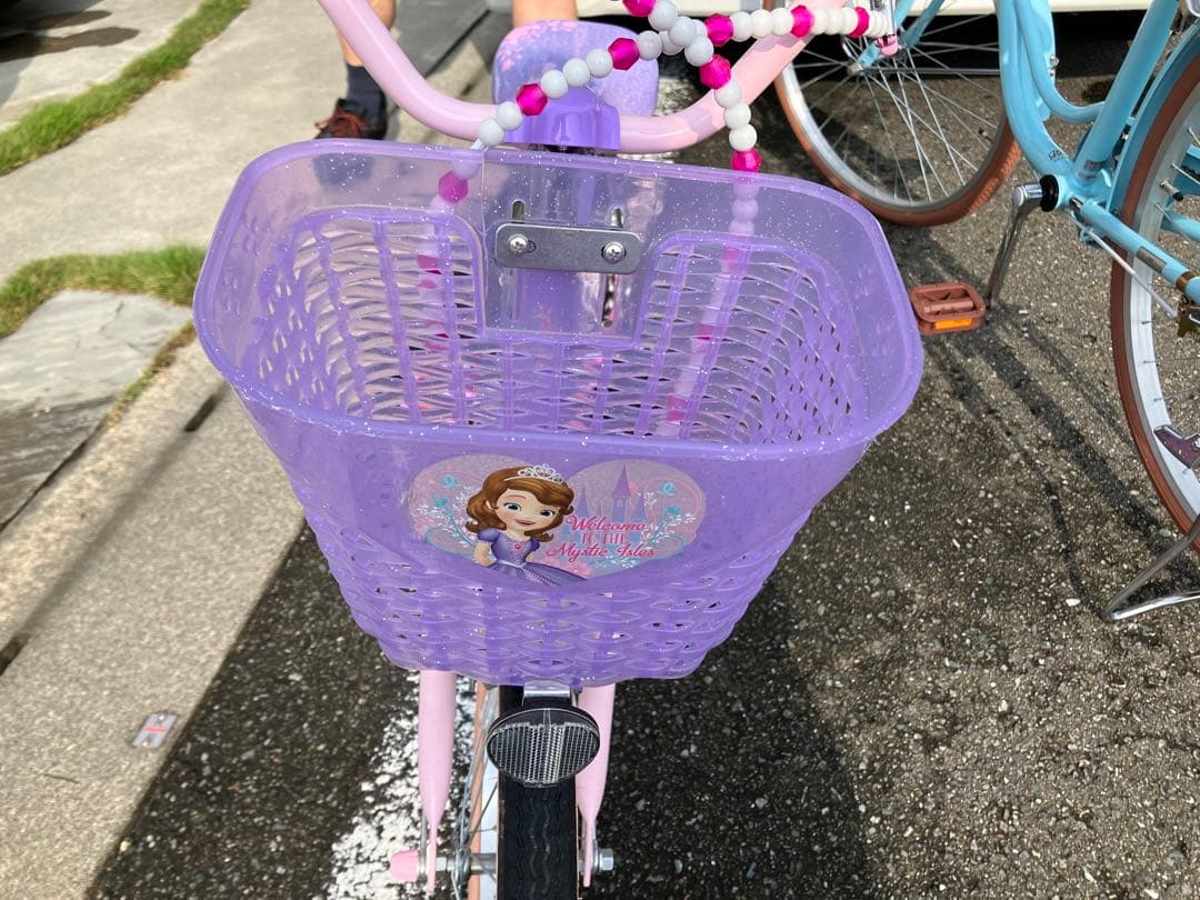 ぶんちゃん　18インチ　ディズニープリンセス　ソフィア自転車