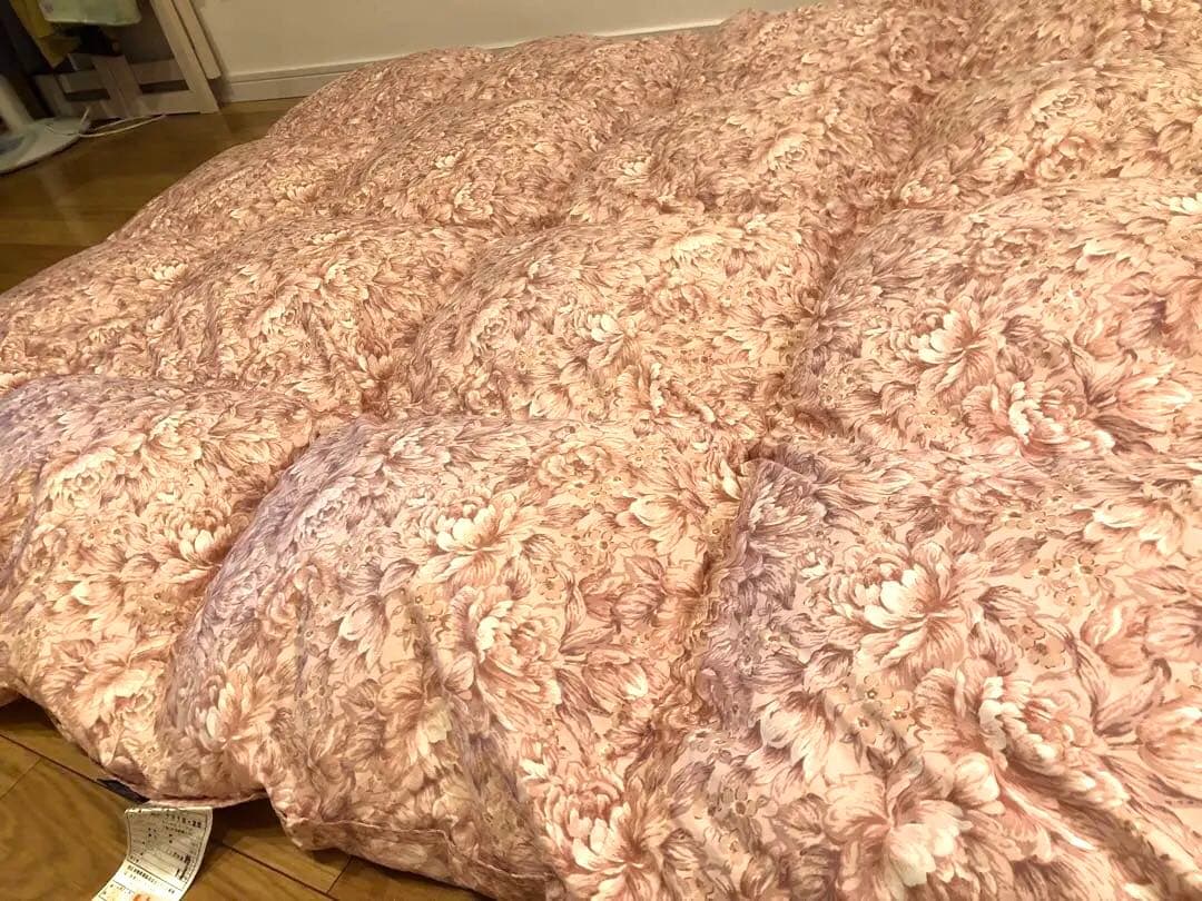 フィンランド産グースダウン　95% フェザー5% 超長綿100% 1.3k