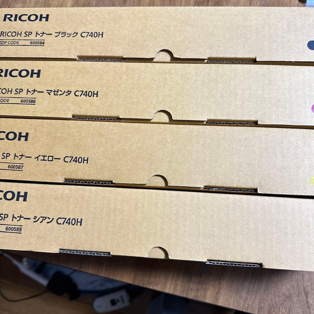 RICOH SP C740H インクカートリッジ 4色セット