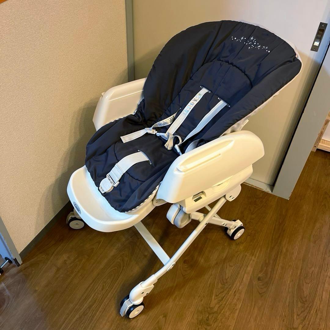 状態良好　コンビ　ネムリラ ハイローチェア　グレー