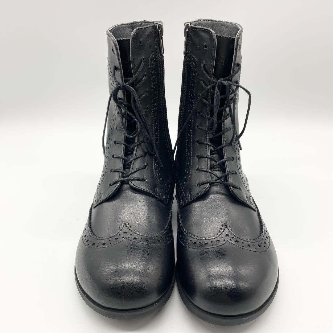 【極美品】BIRKENSTOCK LARAMIE レースアップブーツ レザー 黒