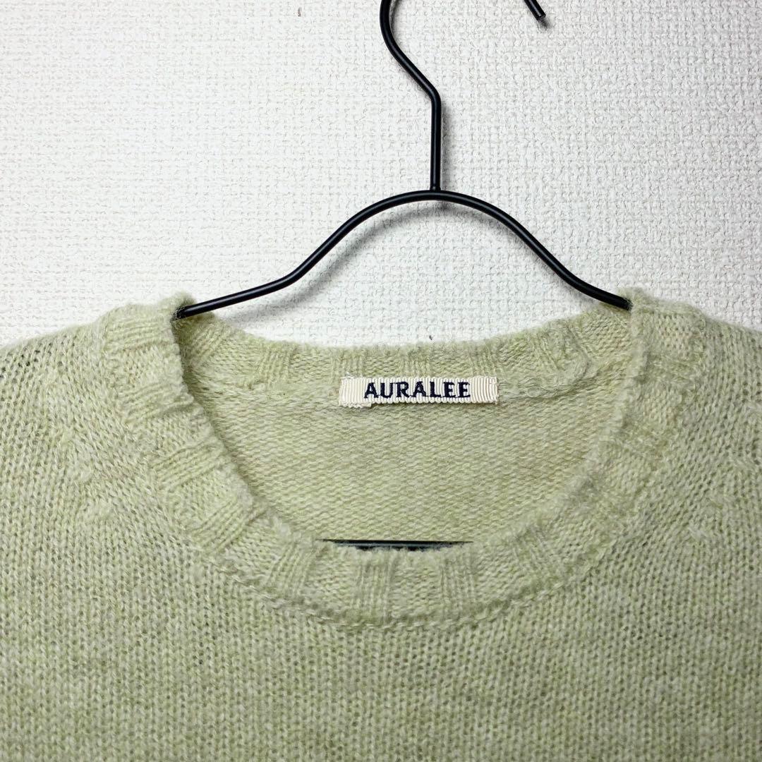 トップス AURALEE SHETLAND WOOL CASHMERE KNIT 23AW