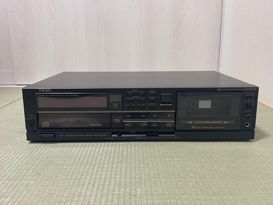 TEAC AD-7 CD・カセットデッキ オートリバース ジャンク　即日発送！