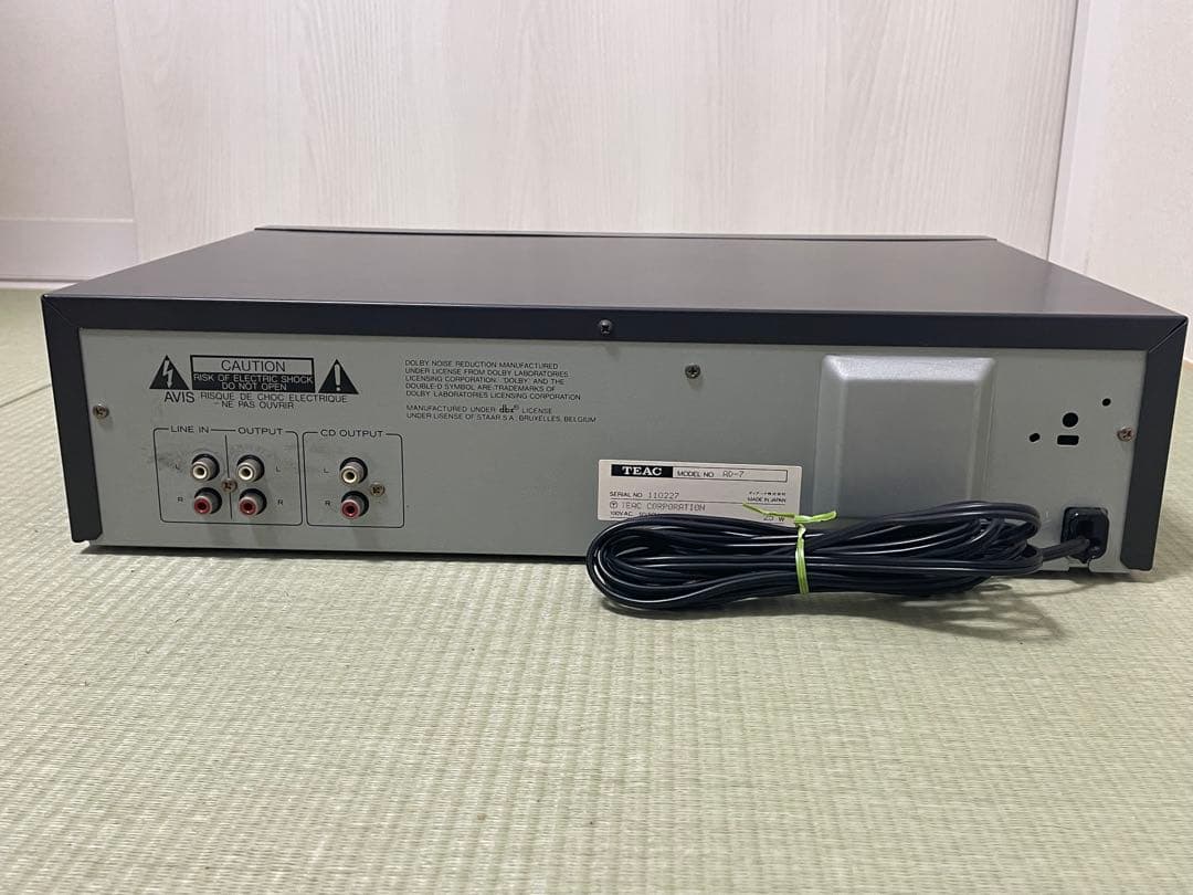 TEAC AD-7 CD・カセットデッキ オートリバース ジャンク　即日発送！