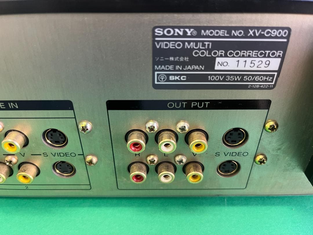 SONY XV-C900 ビデオマルチカラーコレクター 稼働品