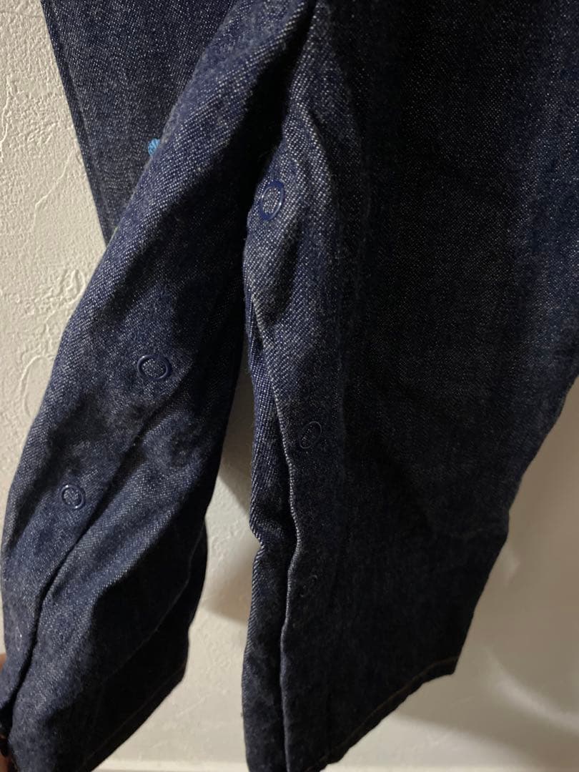 ミキハウス MIKIHOUSE サロペット ズボン プッチーくん 刺繍【90】