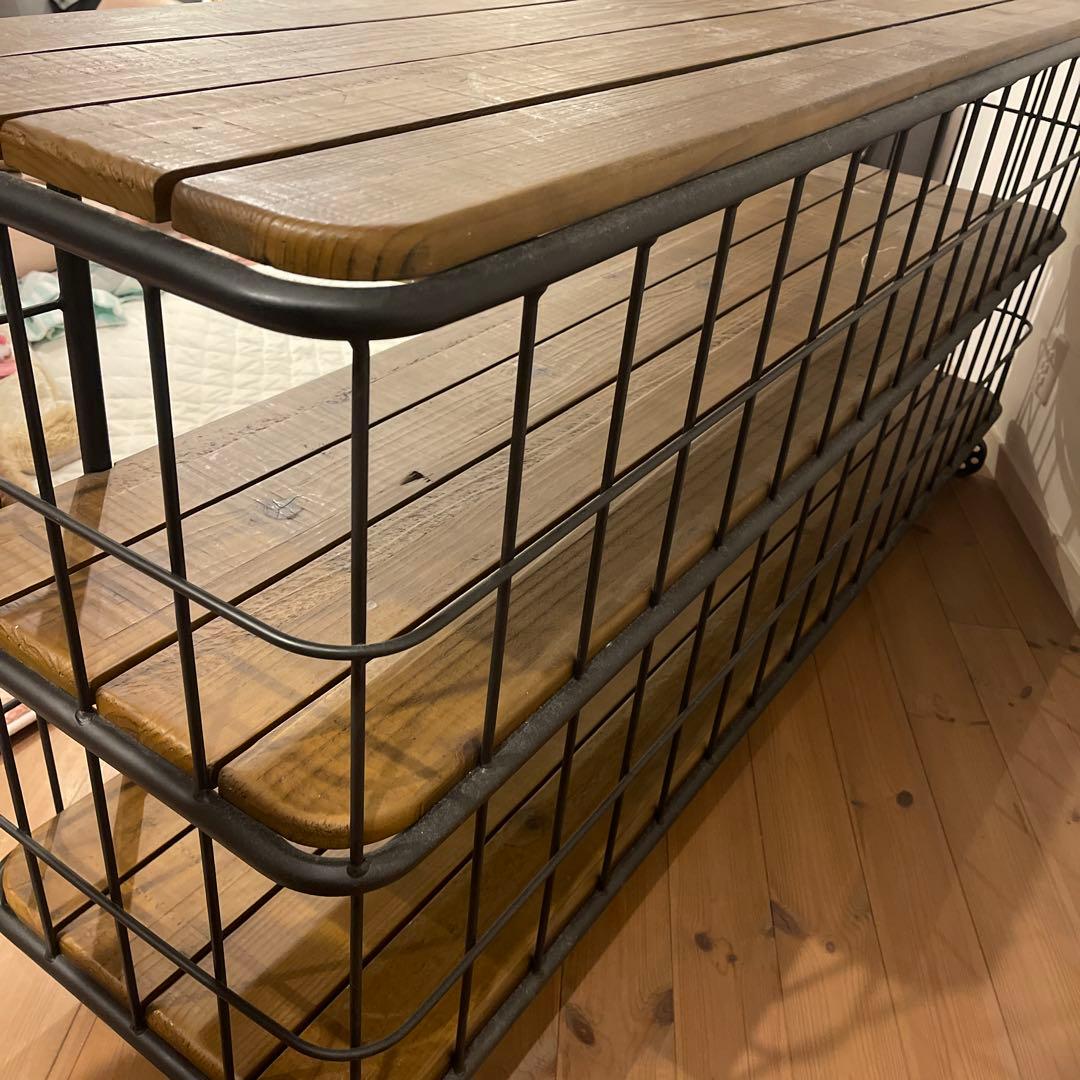 crash gateマランコンソールテーブルラック　w1800