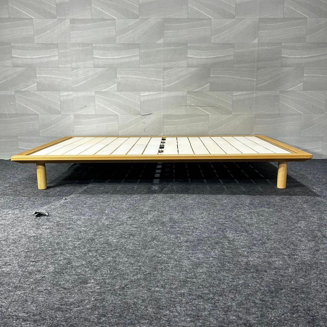 MUJI 無印良品 ベッドフレーム セミダブル 天然木 シンプル d4989
