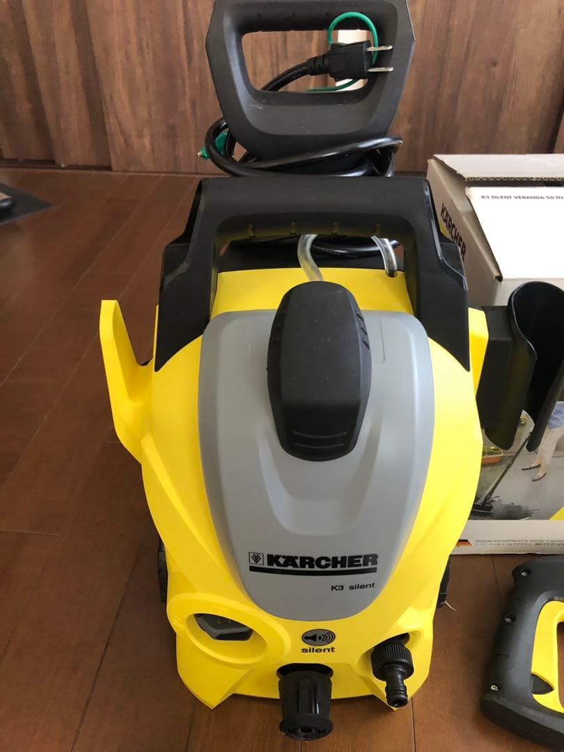 美品KARCHER ケルヒャーK3 サイレント高圧洗浄機本体