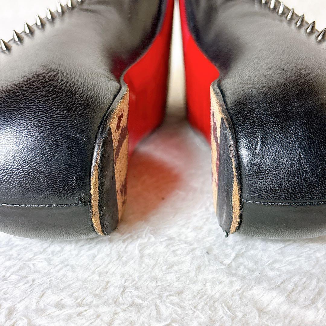 Christian Louboutin スタッズ フラット パンプス シューズ