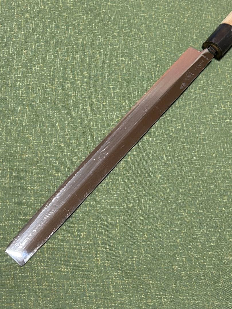 蛸引包丁　正本総本店　白二鋼　8寸（24.7㎝）