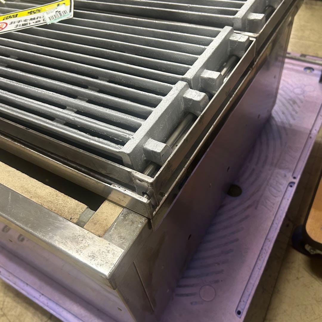 6038【美品】秋元ステンレス 炭火ステーキ七輪 CAS-645