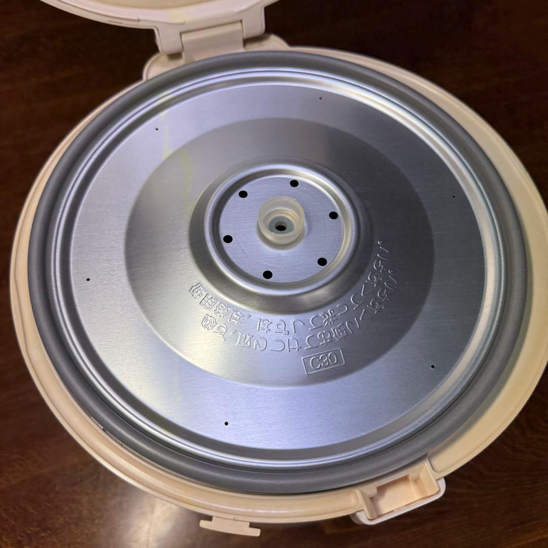 【レア】象印 炊飯器 NMP-E15 8.5合 大容量 花柄 昭和レトロ 家電