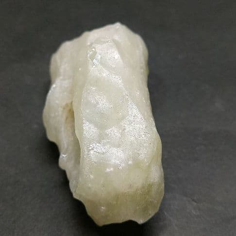 最終値下げ 本-⑧【美しいライトレモン 天然ガラス リビアングラス】58㌘