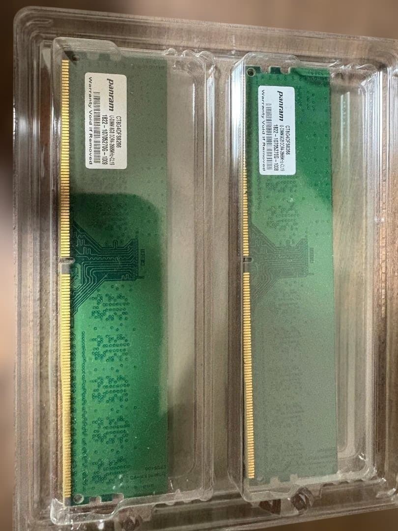 crucial DDR4 2666MHz 8GB×2枚 16GB