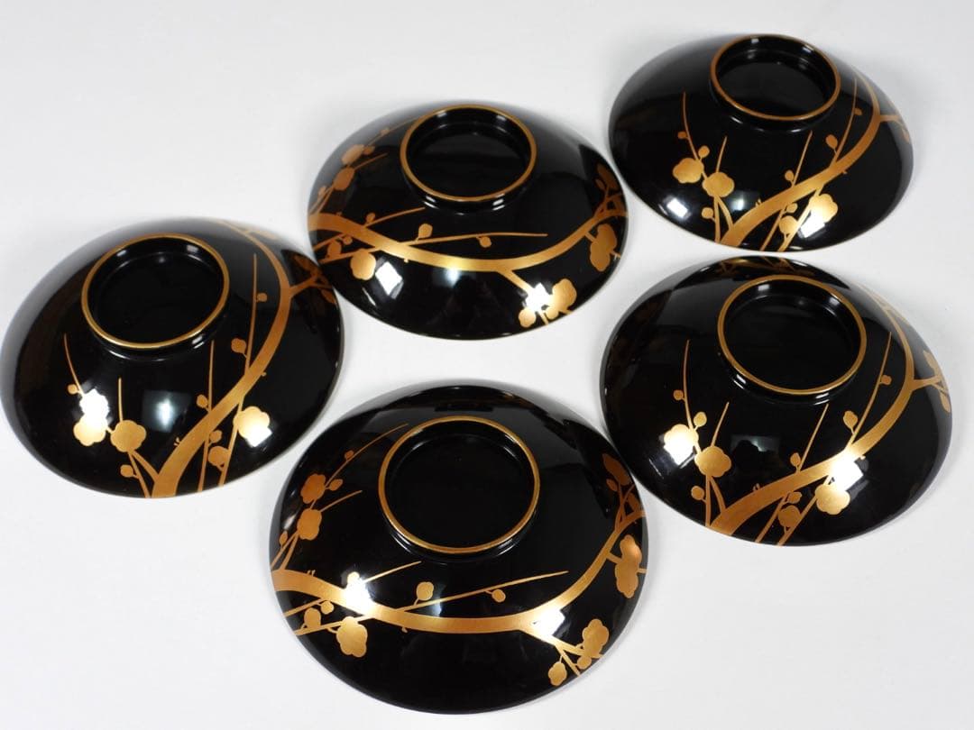 輪島塗 吸物椀 石昌斉作5客 御節料理 お正月料理 茶懐石道具