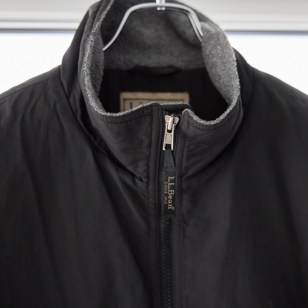 激レア胸刺繍なし L.L.Bean ウォームアップジャケット ブラック L