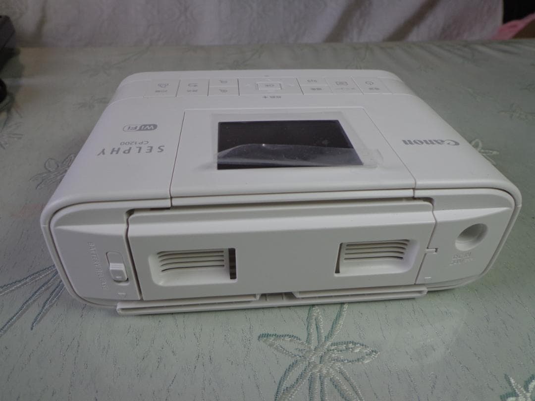 【ほぼ新品】Canon SELPHY CP1200 ホワイト 写真プリンター